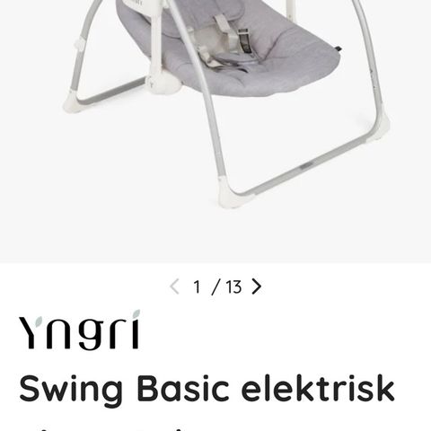 Yngri elektrisk vippestol