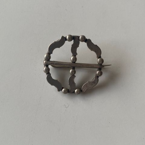 Vintage eldre sølv nål / brosje