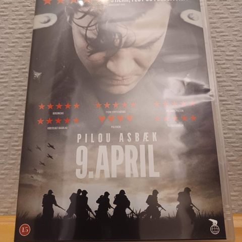 9. april - Drama / Krig og politikk / Historie (DVD) –  3 filmer for 2