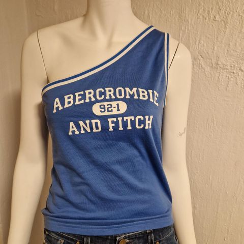 Kul blå Abercrombie and Fitch topp M