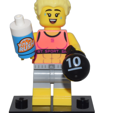 Fitness Instructor Lego 71045 Series 25 Minifigur