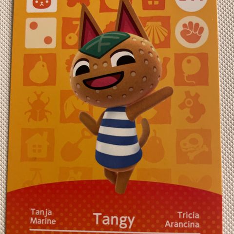 Animal Crossing Amiibo card 244 Tangy