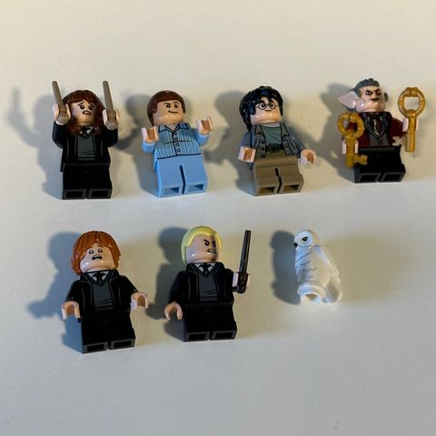 Lego Harry potter figurer 6stk pluss hedvig