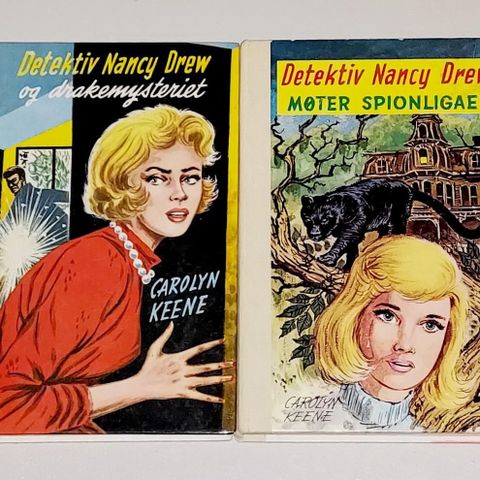 2 DETEKTIV NANCY DREW BØKER.Annonse nr.10