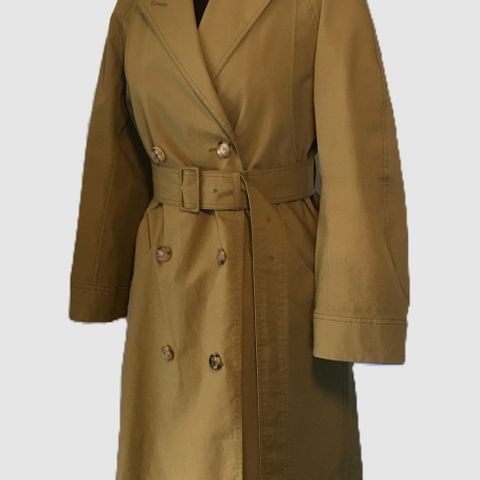 Christian Wijnants oversized trench coat – str. 36. Kakifarge/brun.