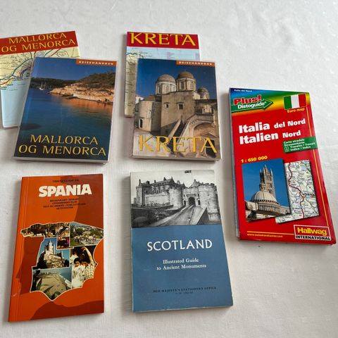 Reisehåndbøker og kart