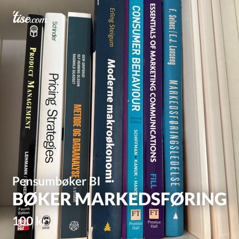 Bøker markedsføringsledelse BI