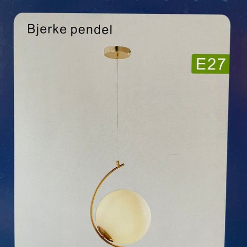 Bjerke pendel taklampe