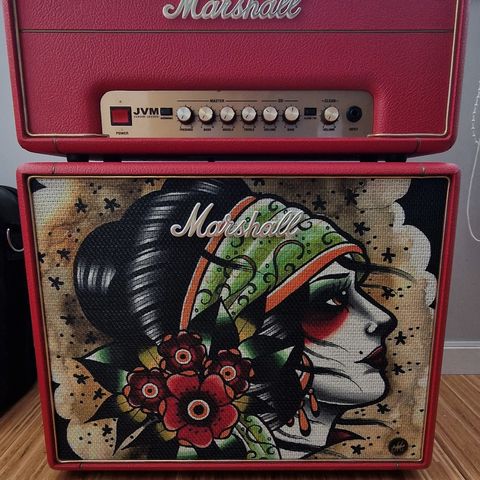 Price Drop!!! Marshall JVM1 Custom Shop Vicky Morgan Tattoo