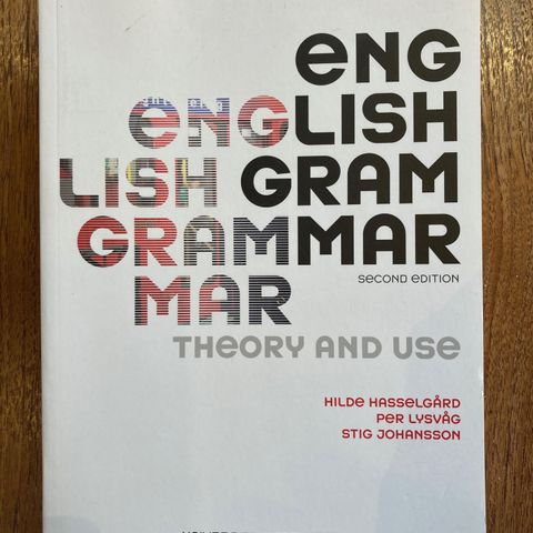 English Grammar - Theory and Use