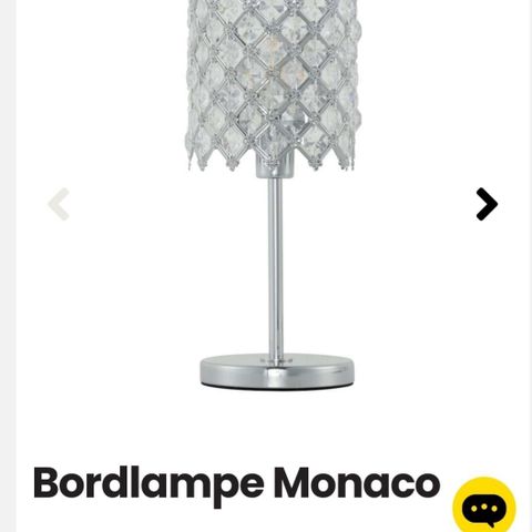 Bordlampe Monaco