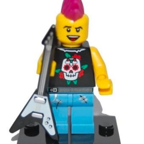 Ny Lego Series 4 Punk Rocker - uåpnet