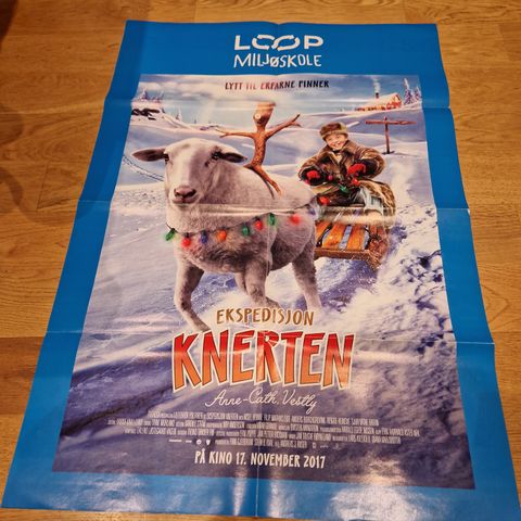 Knerten Kino reklame /plakat, Anne - Cath Vestly