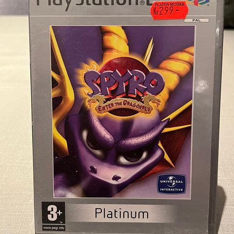 Spyro Enter the dragonfly PS2