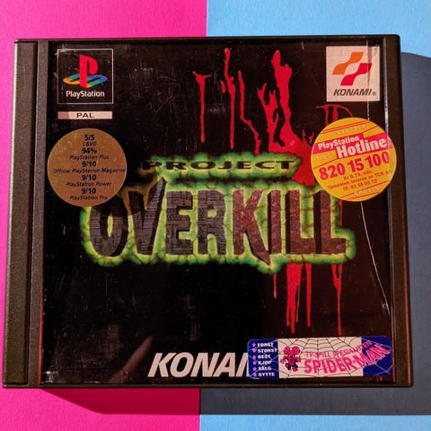 Project Overkill til PS1 PlayStation 1