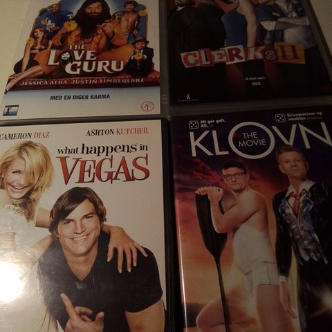 What Happens in Vegas- Klovn the movie- Love Guru- Clarks 2