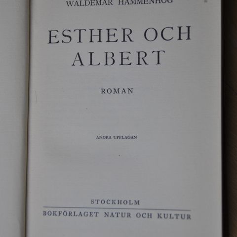 Elster och Albert: Waldemar Hammenhøg