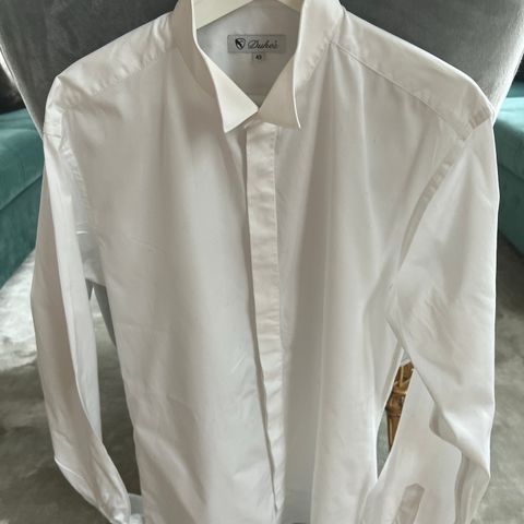 Hvit slim smoking skjorte merke:Eton
