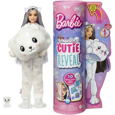 Barbie Cutie Reveal - Snowflake Sparkle Polar Bear