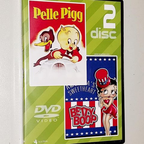 2 DVD.PELLE PIGG & BETTY BOOP.