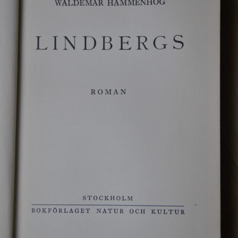 Lindbergs: Waldemar Hammenhøg