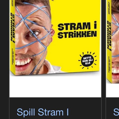 spill - "stram i strikken"- morsomt partyspill