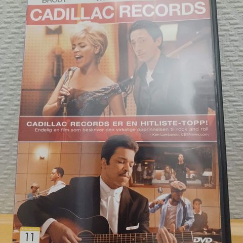 Cadillac Records - Drama / Historie / Musikk (DVD) –  3 filmer for 2