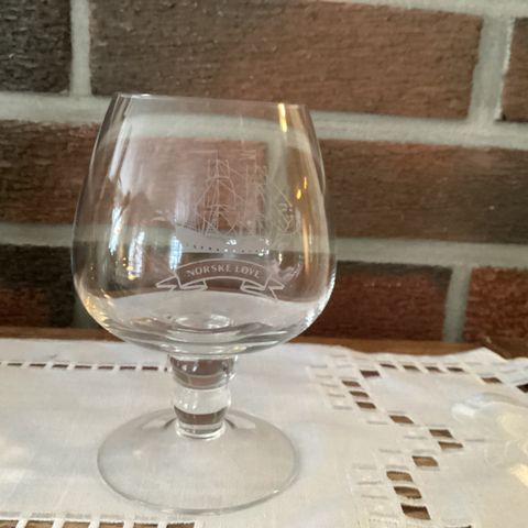 Cognac skuteglass, Norske Løwe.