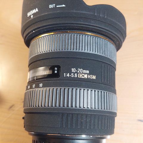 Sigma 10-20 mm 1:4-5.6 DC HSM for Canon