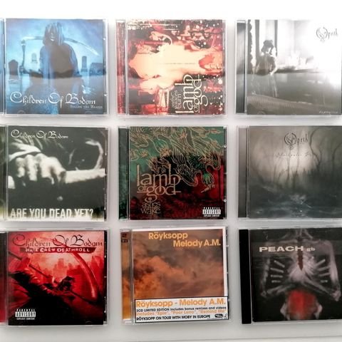 CDer, Opeth, Children Of Bodom, Lamb Of God etc