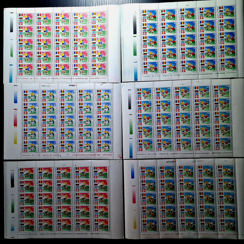 Romania 1990 – OL – MNH – 6 ark – Mi €120,00 - 25 hele frimerker sett