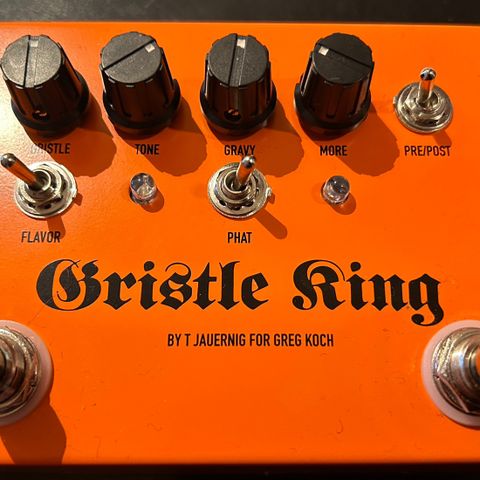 Greg Koch Gristle King III Overdrive + Boost pedal