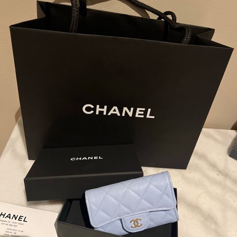 Chanel Classic flap kortholder lommebok