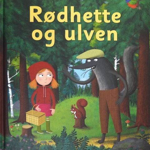 Rødhette og ulven. 3-6 år. Barnebøker eventyr