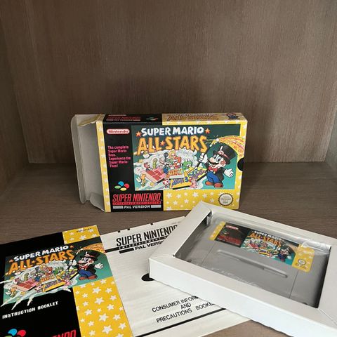 Super Mario All Stars til SNES komplett i eske