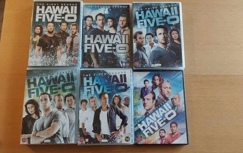 Hawaii Five-O Sesonger på DVD 1-5 + 9 selges