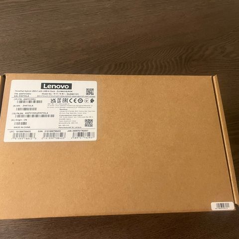 Lenovo ThinkPad Hybrid USB-C med USB-A dockingstasjon