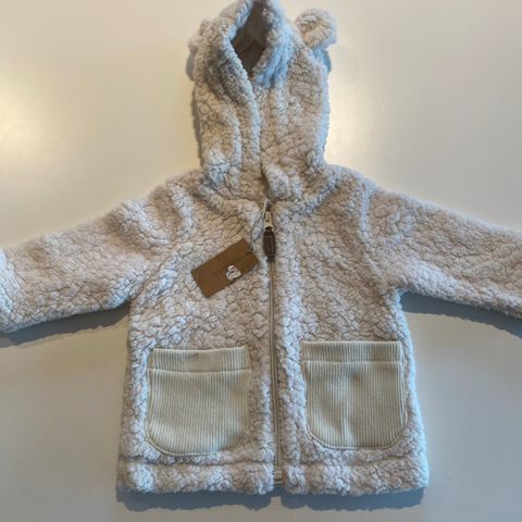 Newbie fleece-jakke str 74, ubrukt