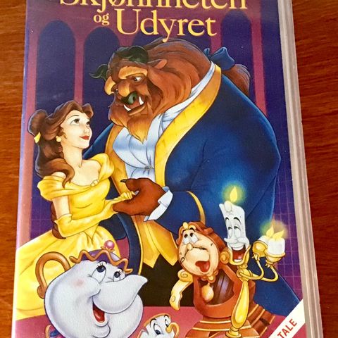 Walt Disney klassikere Skjønnheten og udyret Vhs