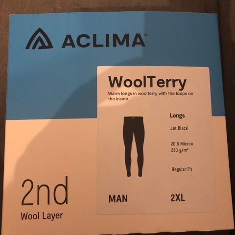 Aclima Woolterry longs Helt ny