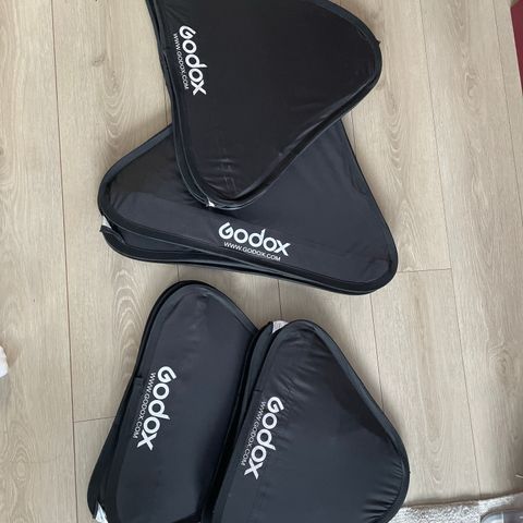 Godox Softbox x 4 (70cm og 55cm)