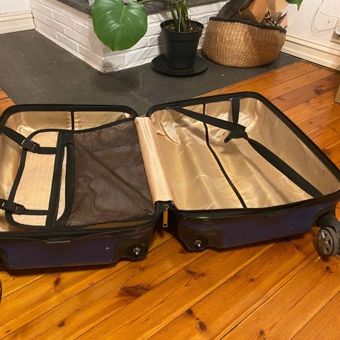 Kabinkoffert Navy Blå - Cabin Size Suitcase 2 Wheels Koffert
