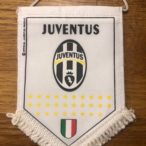 Juventus - vintage dobbeltsidet vimpel