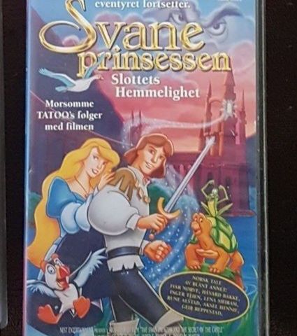 VHS Svaneprinsessen - tegnefilm for barn