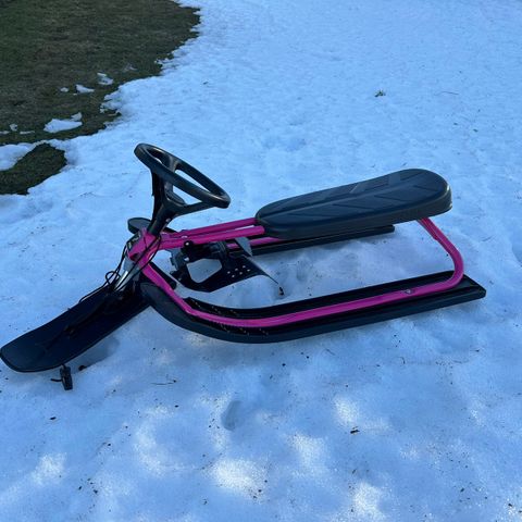 Stiga iconic snowracer (rosa/svart)