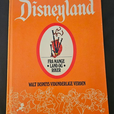 Disneyland, fra mange land og riker. Bok fra 1965.