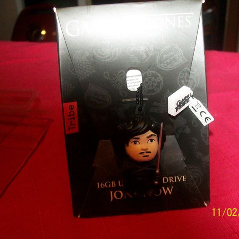 NY ,  TRIBE , 16GB, USB GAME OF THRONES  JON SNOW