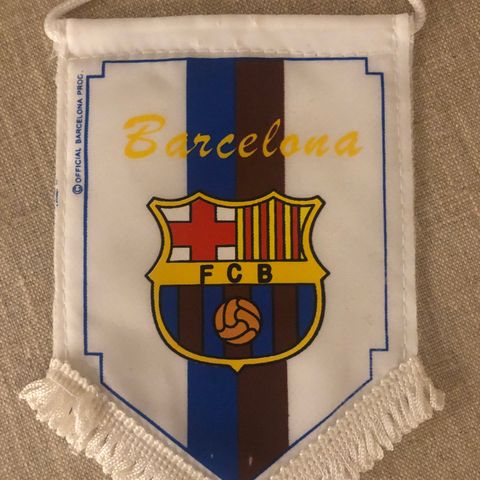 FC Barcelona - liten vintage vimpel