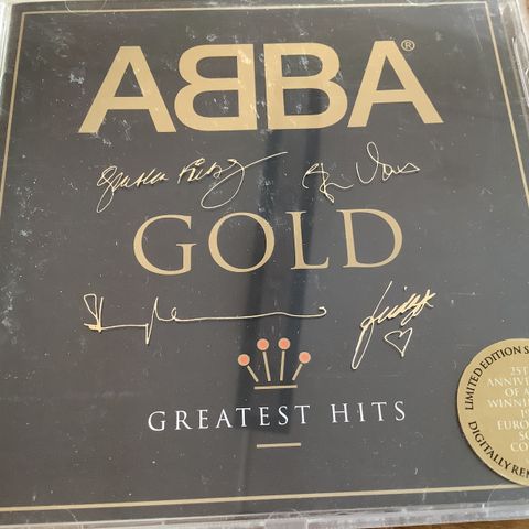 ABBA GOLD Greatest hits 1974-1992  Limited Edition SIGNATURE Issue