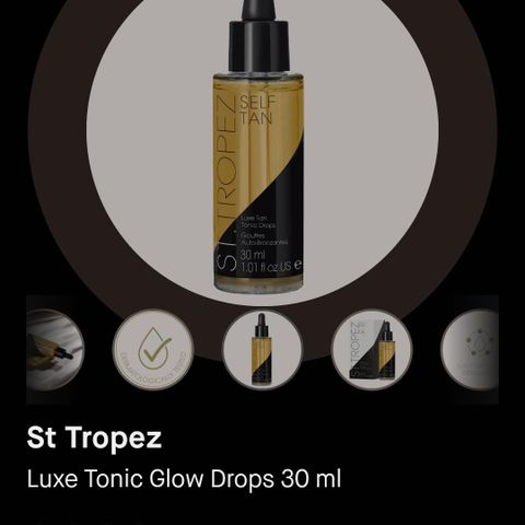 St Tropez Luxe Tonic Glow Drops 30 ml.